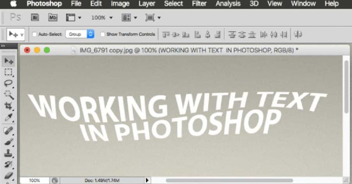 Cách chỉnh sửa văn bản trong Photoshop