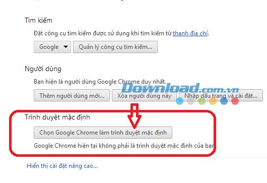 Hướng dẫn đặt trình duyệt web mặc định