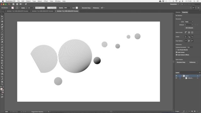 Tạo nhiều đường phức hợp trong Adobe Illustrator 