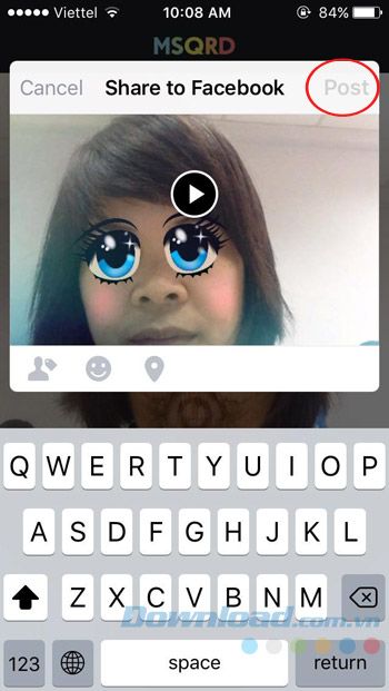 Chia sẻ ảnh trên Facebook