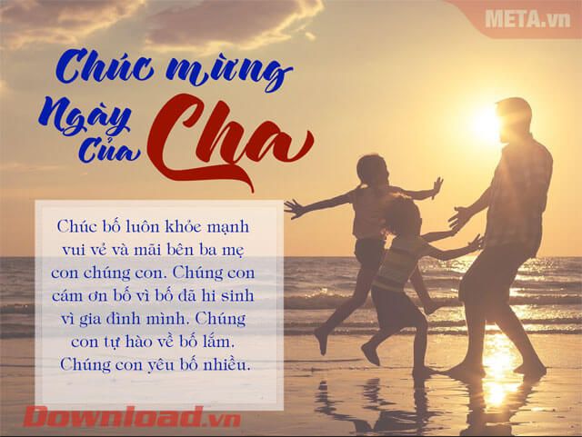 Thiệp chúc mừng Ngày của Cha