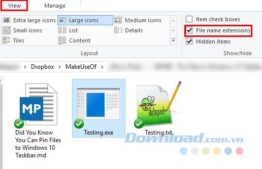 Mở File Explorer