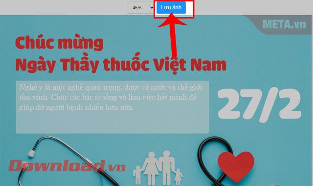 Nhấn vào nút Lưu