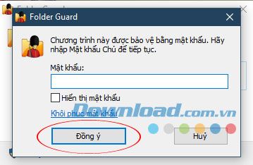 Sử Dụng Folder Guard