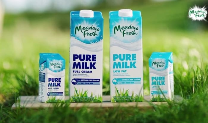 Sữa tươi Meadow Fresh được lựa chọn kỹ lưỡng từ các trang trại bò sữa ở New Zealand