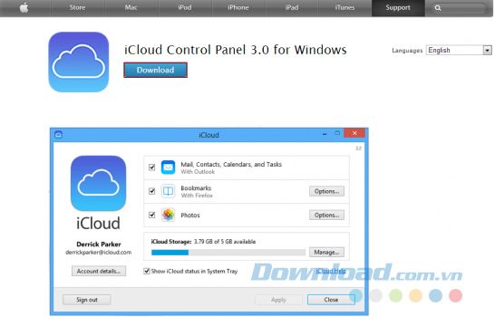 Kích hoạt iCloud trên một thiết bị khác