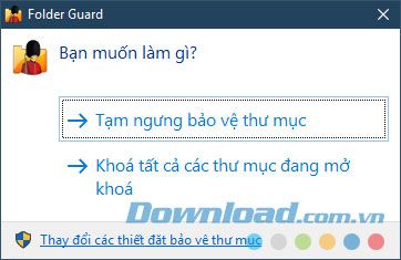 Sử Dụng Folder Guard