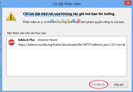 Cách cài đặt Adblock cho các trình duyệt