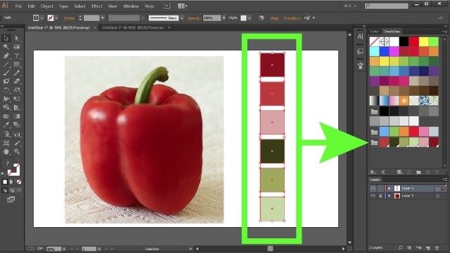 Tối ưu hóa bảng màu trong Adobe Illustrator