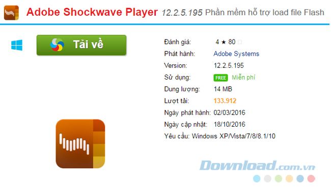 Tải Shockwave về