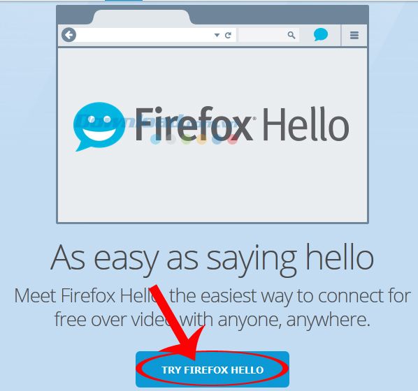 Thử trải nghiệm Firefox hello