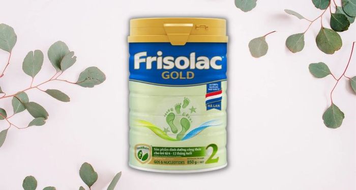 Sữa bột Frisolac Gold số 2 hương vani 850g (6 - 12 tháng)