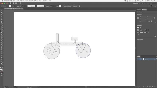 Vẽ nguệch ngoạc trong Adobe Illustrator 