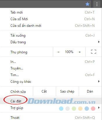 Cài đặt Chrome