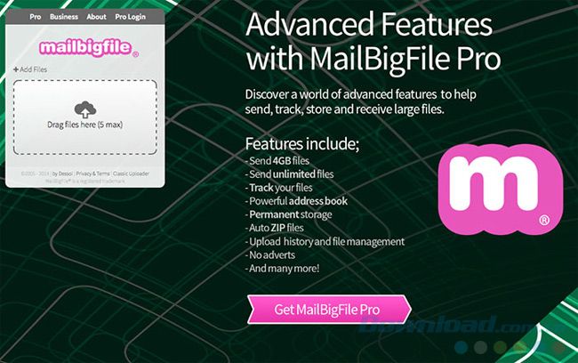 Dịch vụ MailBigFile 