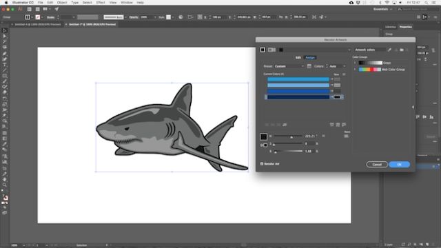 Tính năng Đổi Màu Nhanh trong Adobe Illustrator 