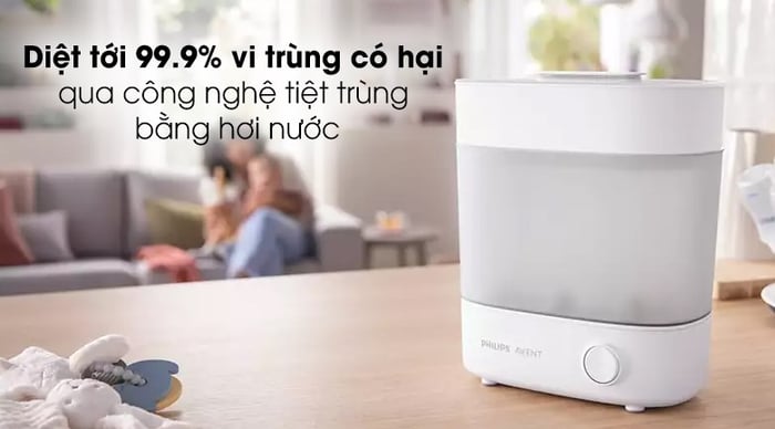 Máy tiệt trùng và sấy khô bình sữa Philips Avent SCF293.00