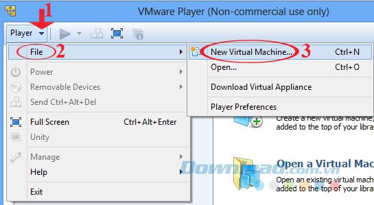 Lắp đặt máy ảo Windows 8 qua VMware Player