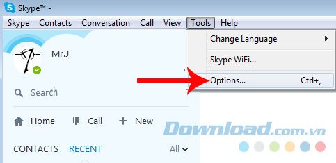 Ứng dụng chat Skype