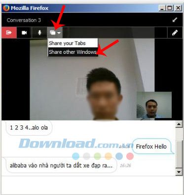 cách chia sẻ màn hình