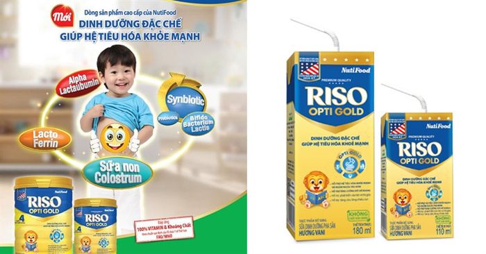 Sữa pha sẵn Riso OPTI GOLD