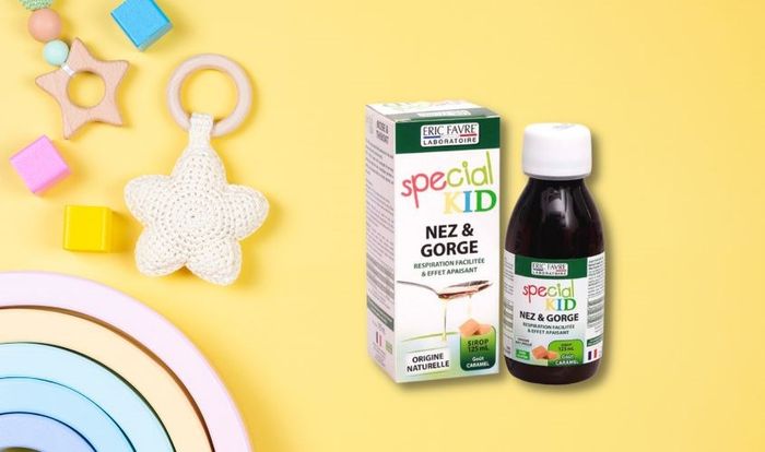 Nên cho con dùng Siro Special Kid Nez & Gorge giảm viêm đường hô hấp 125 ml sau khi ăn