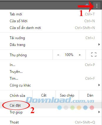 Cài đặt Chrome