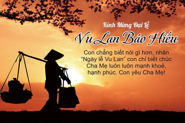 Thiệp chúc mừng ngày lễ Vu Lan Báo Hiếu