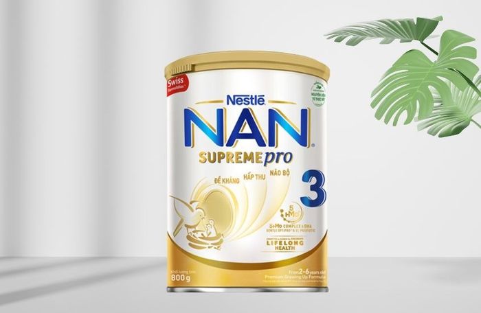 Sữa bột NAN Supremepro số 3 800g (2 - 6 tuổi) dành cho trẻ dị ứng đạm sữa bò