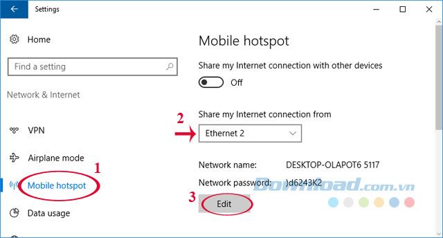 Mobile Hotspot.