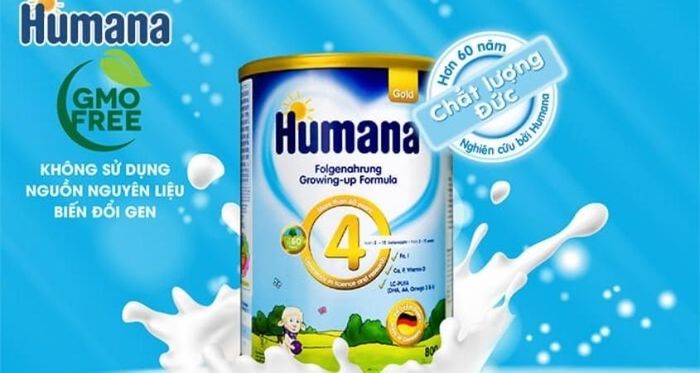 Sữa Humana cung cấp nhiều dưỡng chất cần thiết cho sự phát triển của bé