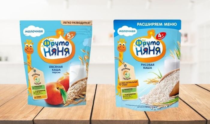 Bột ăn dặm Fruto với đa dạng hương vị