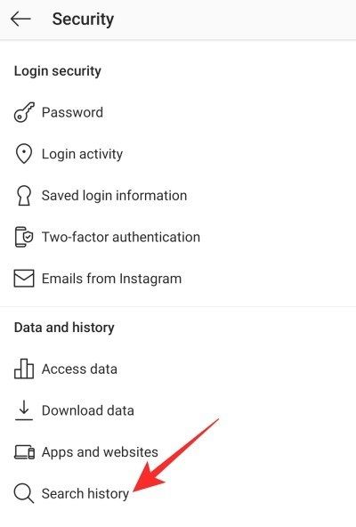 Xóa lịch sử tìm kiếm trên Instagram