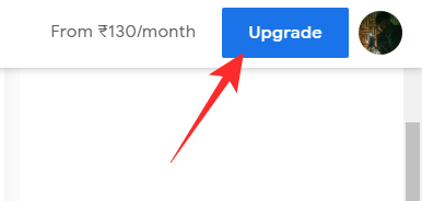 Nâng cấp gói dịch vụ Google One