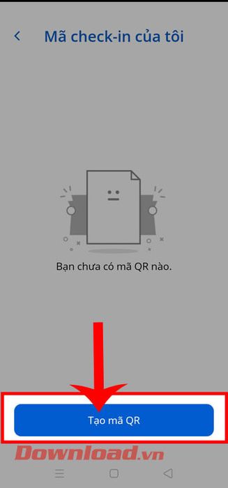 Ấn vào nút Tạo mã QR