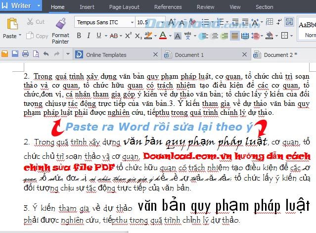 Chỉnh sửa lại tài liệu PDF theo ý muốn của bạn