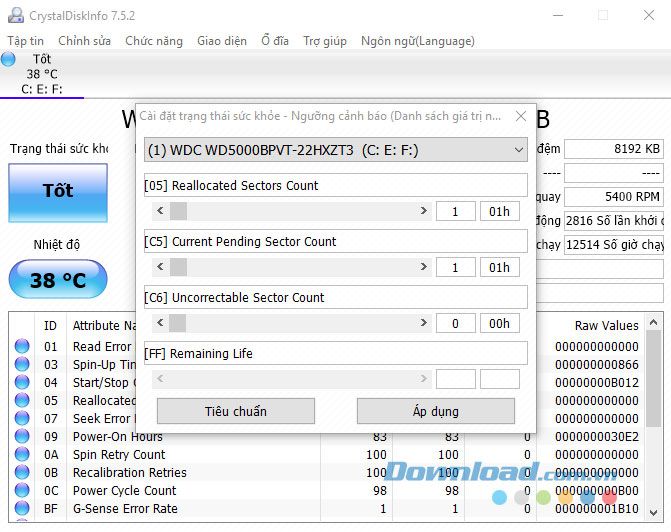 CrystalDiskInfo SD