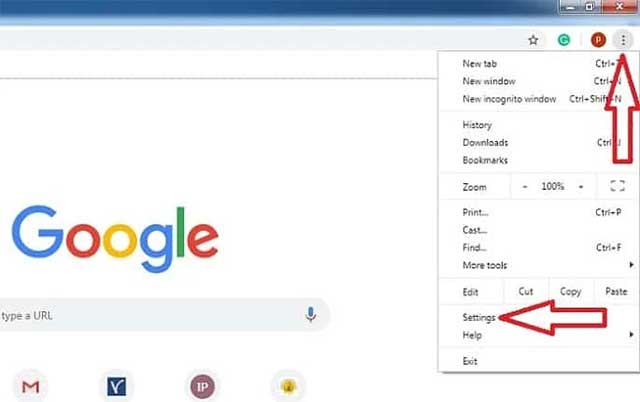 Mở Cài đặt trong Google Chrome