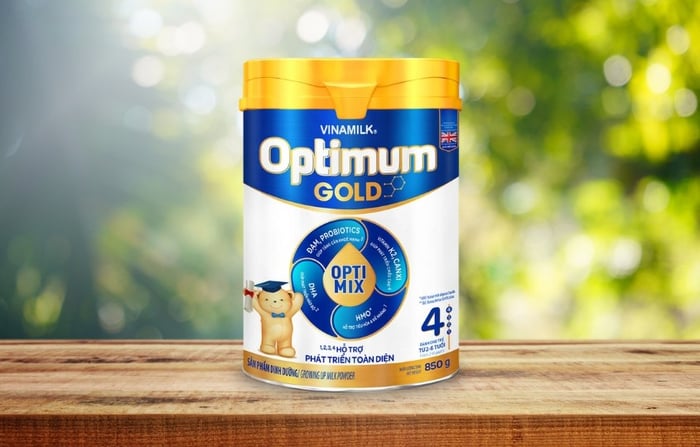 Sữa bột Vinamilk Optimum Gold số 4 850g (dành cho bé từ 2 - 6 tuổi)