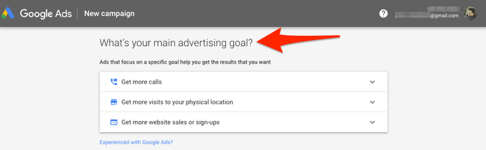 Mục tiêu quảng cáo của bạn là gì?