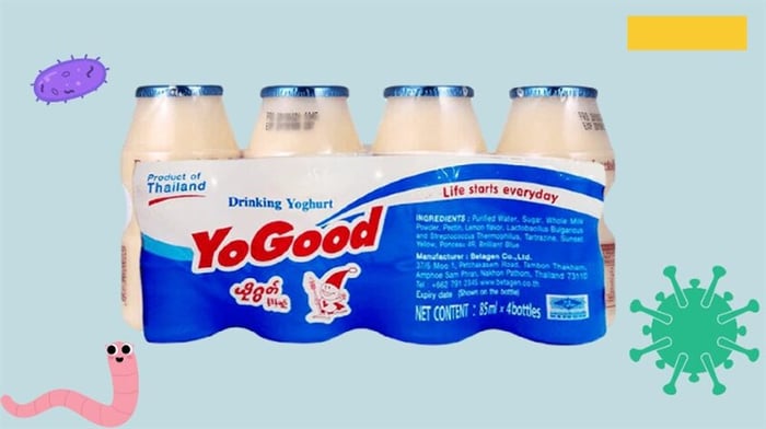 Sữa chua uống Yogood chứa nhiều vi khuẩn có lợi