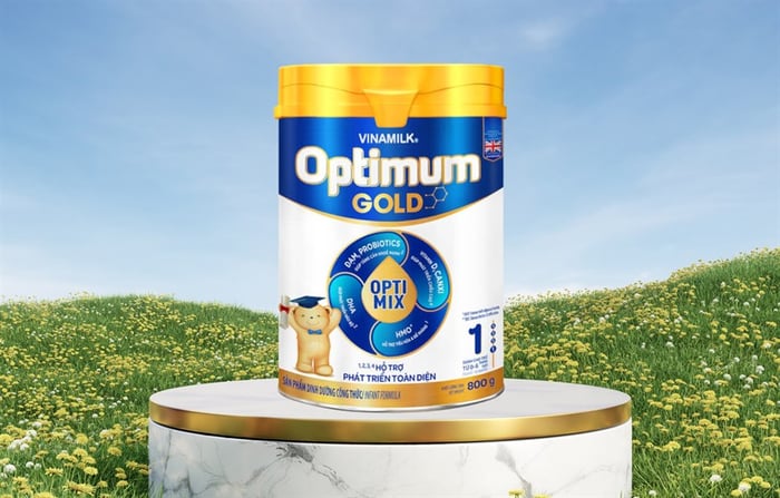 Sữa bột Vinamilk Optimum Gold số 1 800g (dành cho bé từ 0 - 6 tháng)