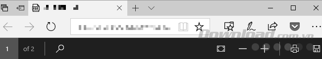 Tab đọc PDF trên Microsoft Edge