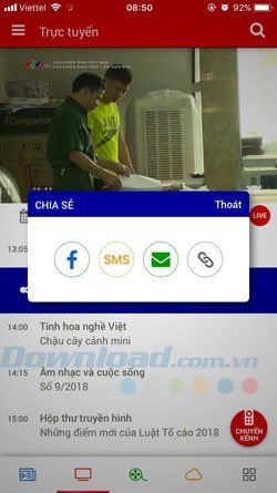 Dịch vụ VTC Go trên di động