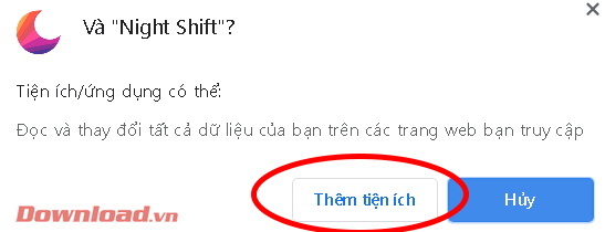 Thêm tiện ích