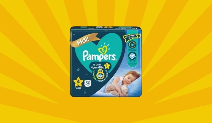 Tã quần Pampers dành cho giấc ngủ size L 30 miếng (9 - 14 kg)