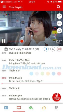 Dịch vụ VTC Go trên di động