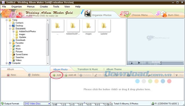 Tạo Album ảnh cưới ấn tượng với Wedding Album Maker Gold