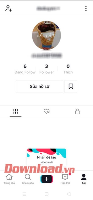 Ảnh đại diện Video cho TikTok