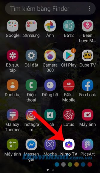 Mở Nimo TV